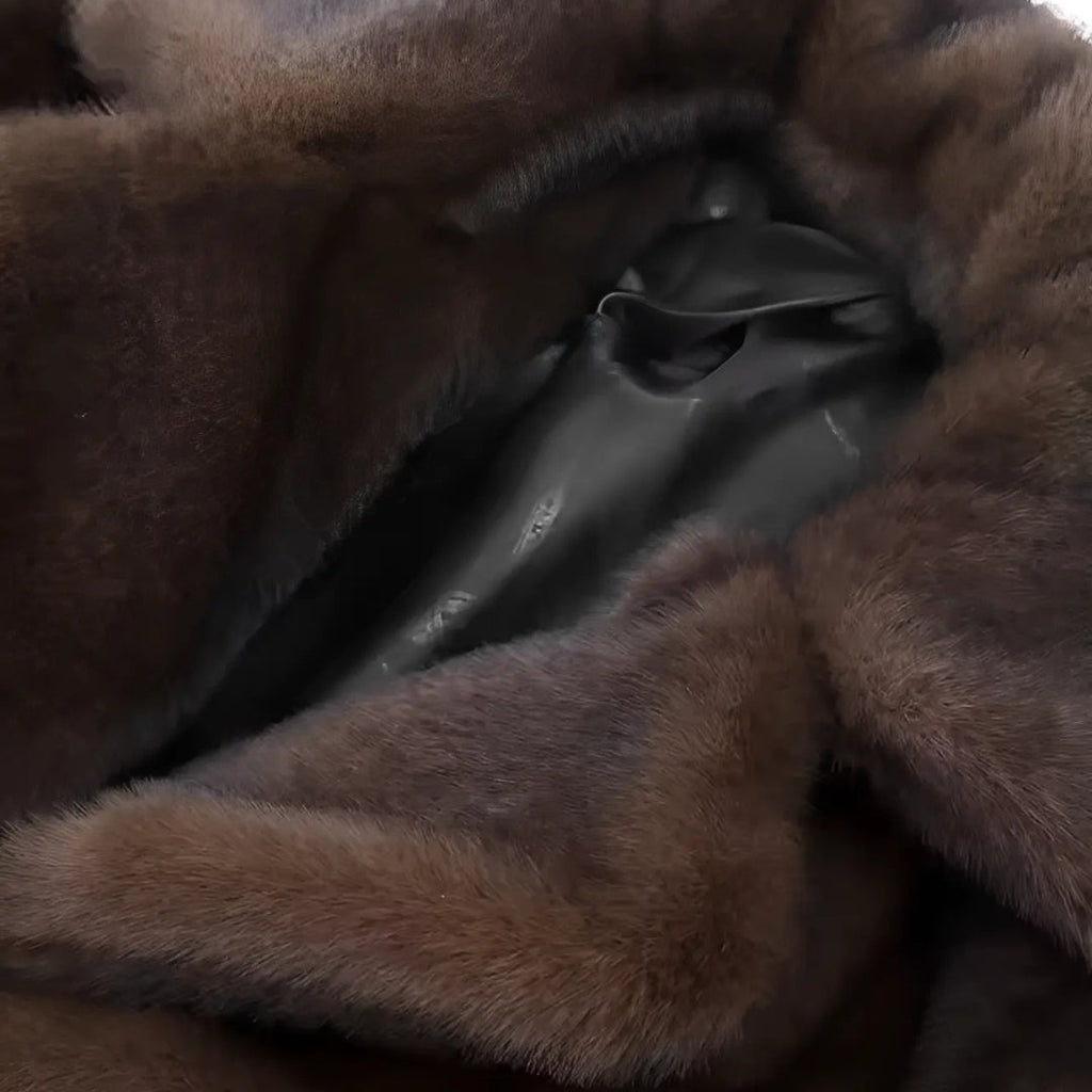 The Vienna Long Plush-Fur Coat