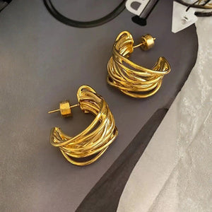 The Capri Layered Hoop Earrings