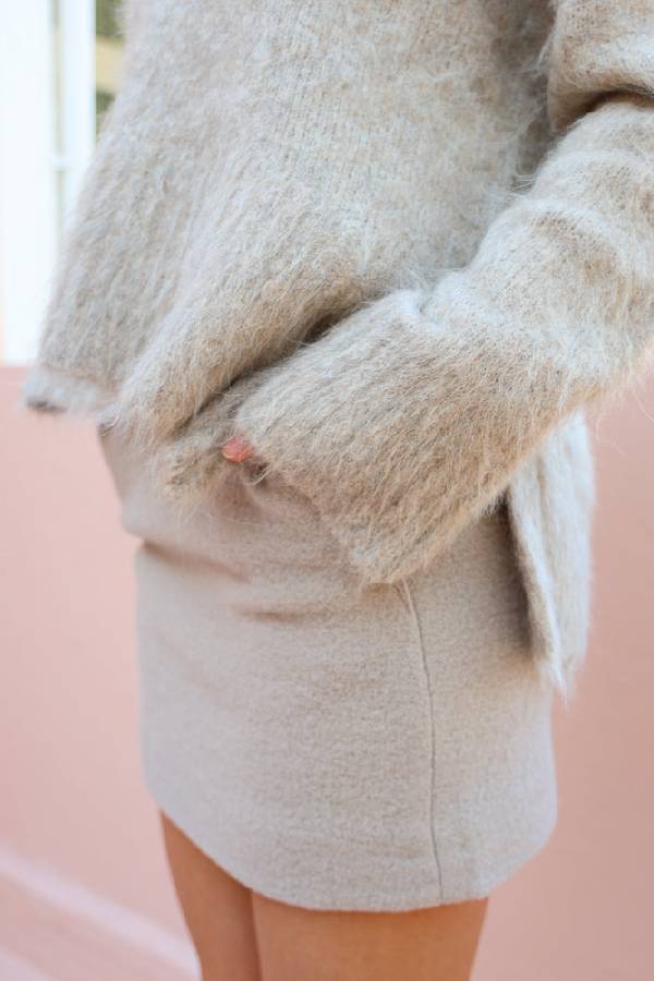 Vancouver Knit in Oat Marle