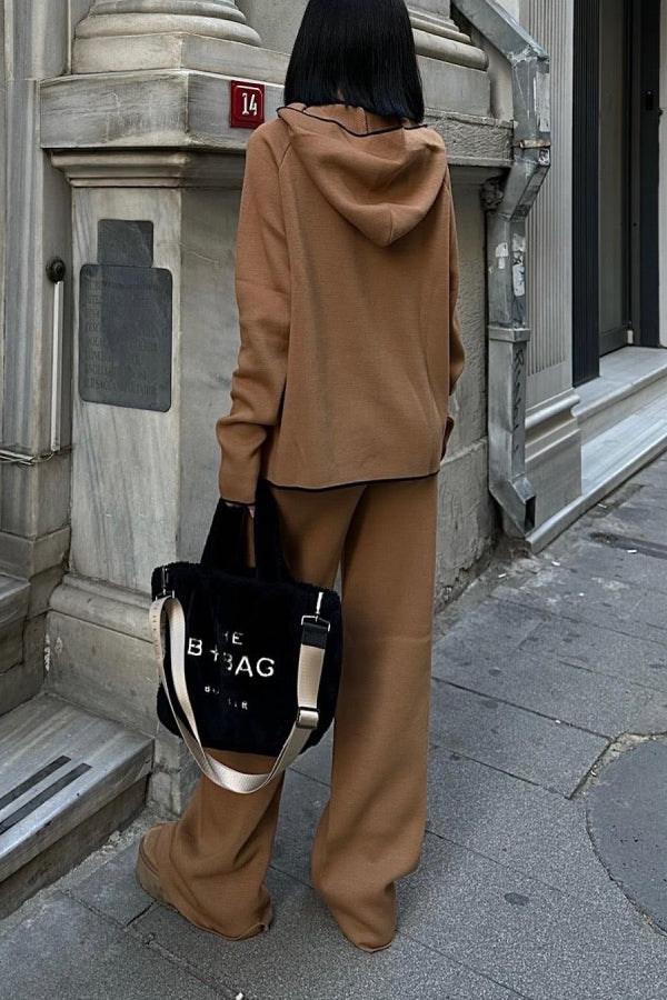 Harper Pile Trouser Set