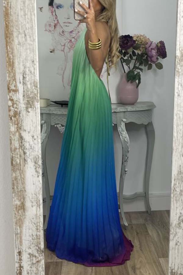 GRADIENT PEARL DRESS