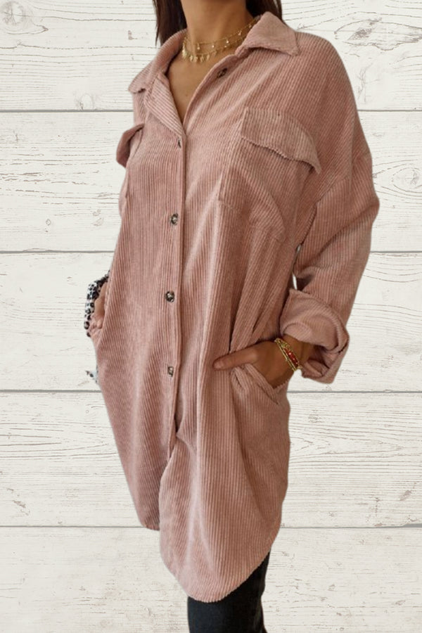 Italian Long Cocktail Jacket Pink