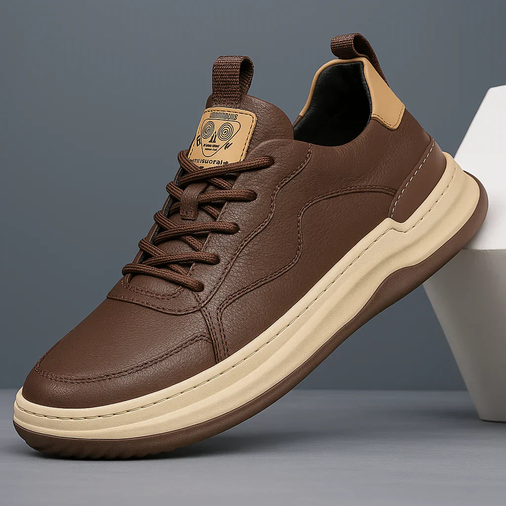 Enzo Genuine Leather Sneakers