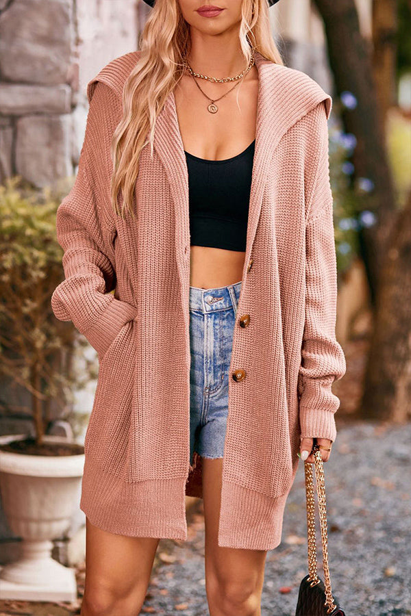 Casual Simplicity Solid Pocket Turndown Collar Tops Pink