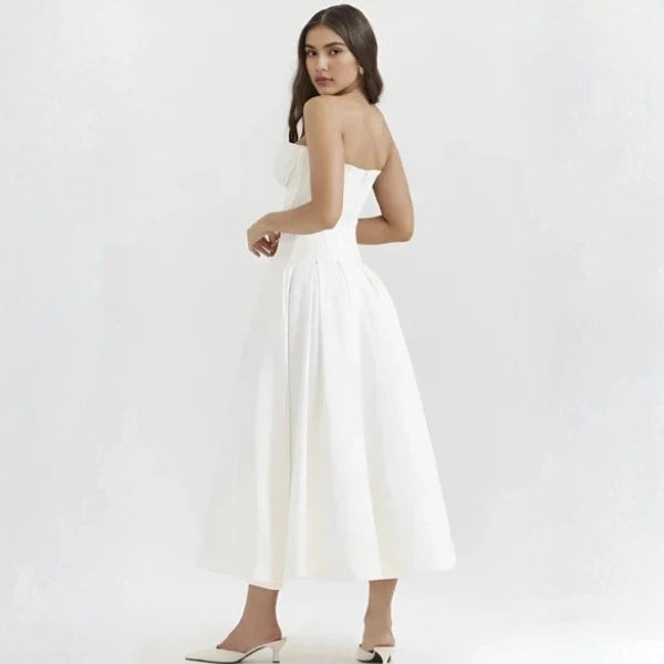 The Taylor Sculpted Sweetheart Midi Dress