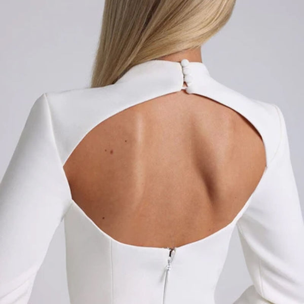 The Elysia Structured Sculpted Mini Dress