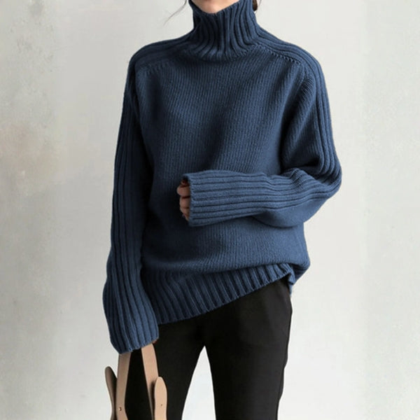 The Bergen Ribbed Turtleneck Sweater
