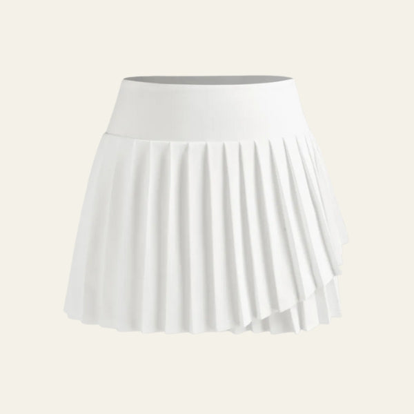 The Wimbledon Pleated Wrap Skort