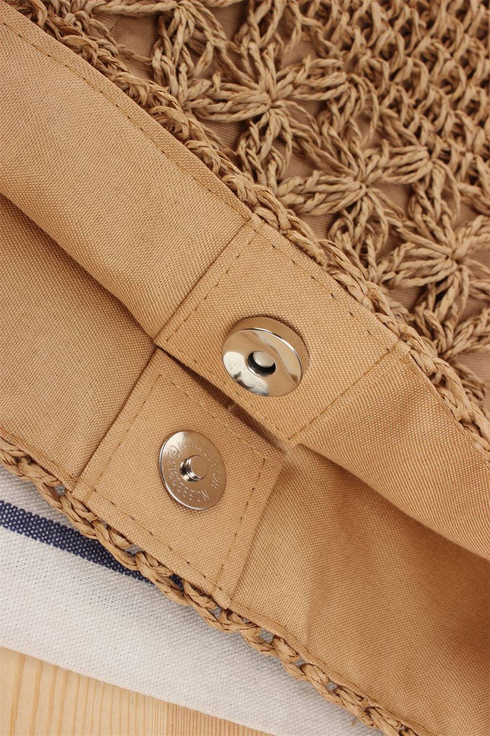 Sac en paille bohème vintage