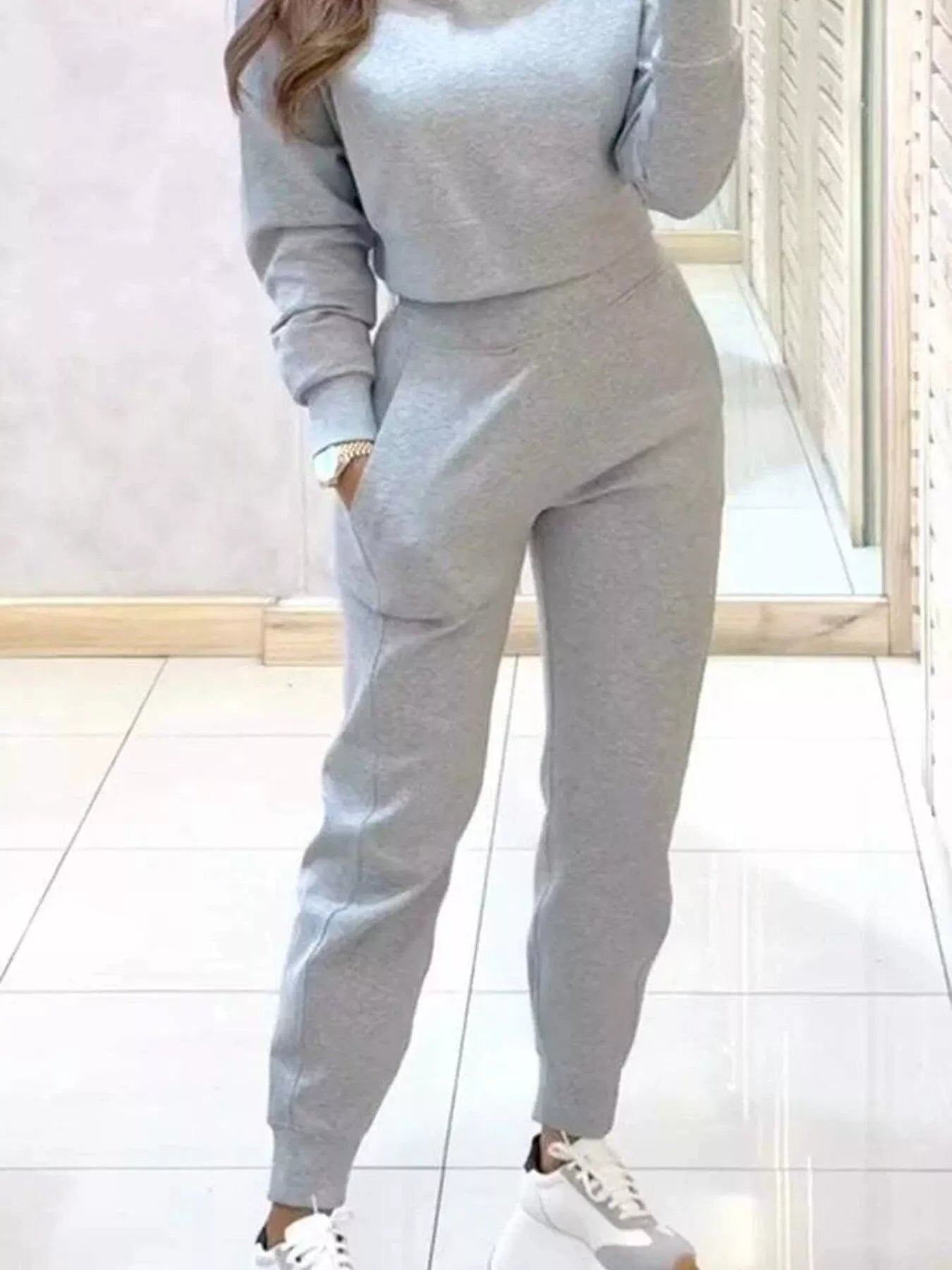 Luxe Lounge Set – Cropped Fit & Sculpt Joggers