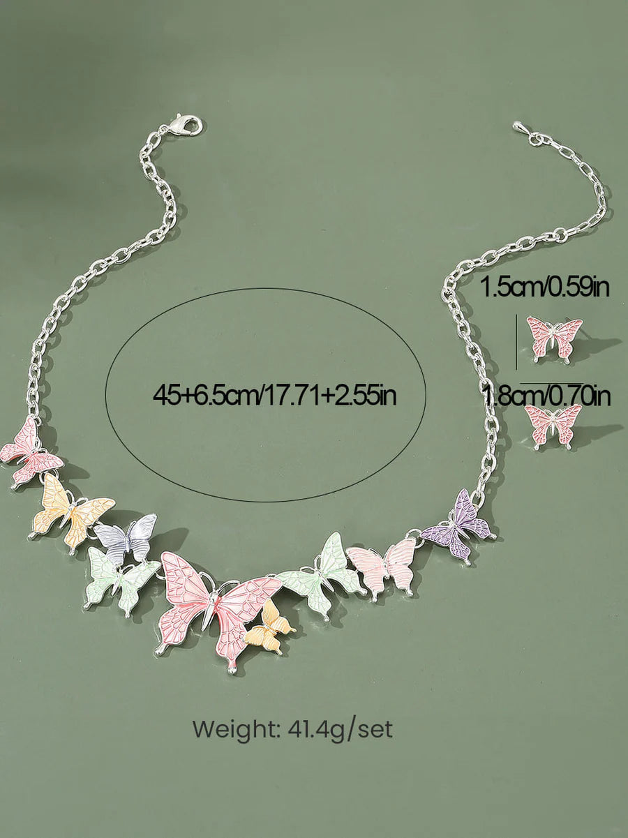 SOHI Women Multicolour Pastel Flora Jewellery Set