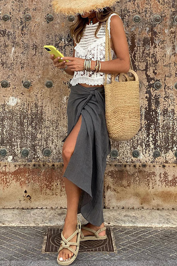 So Sweet and Chic Flower Crochet Hollowout Tank Top