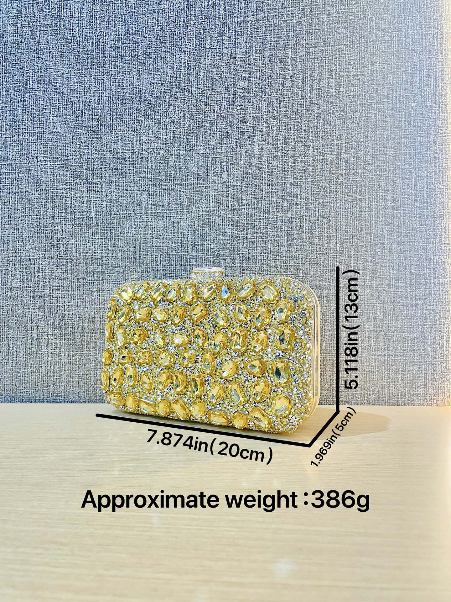 Sac à main pochette brillant