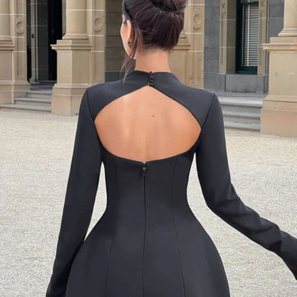 The Elysia Structured Sculpted Mini Dress