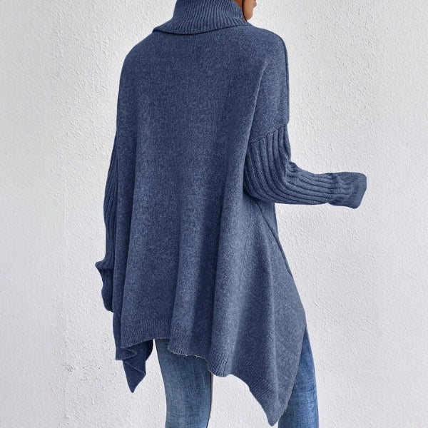 The Aspen Ribbed Turtleneck Oversized Sweater