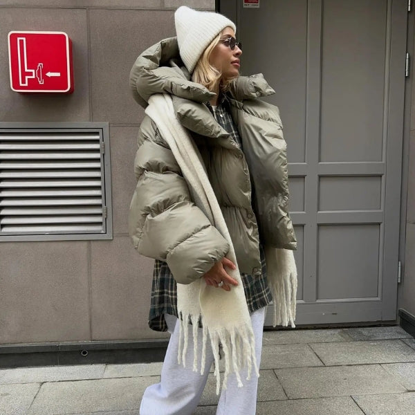 The Glacier Double-Collar Puffer Jacket