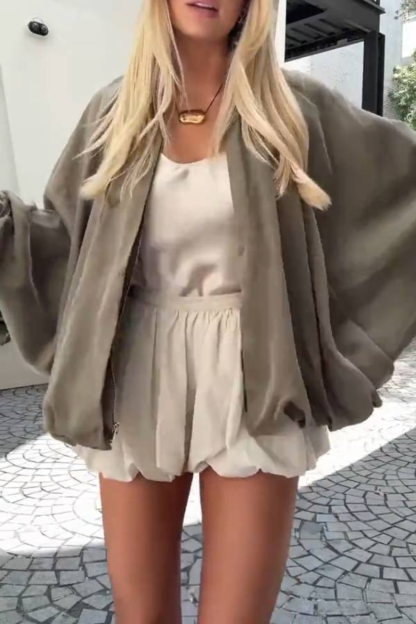 Miyun Roubo – Puffy-Hose mit Blütenknospenrock