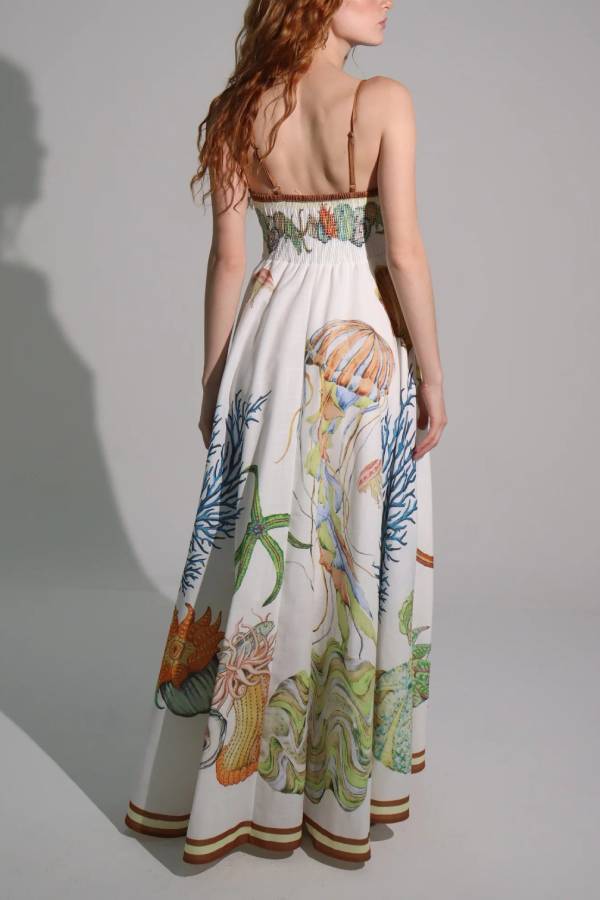 Coral dress