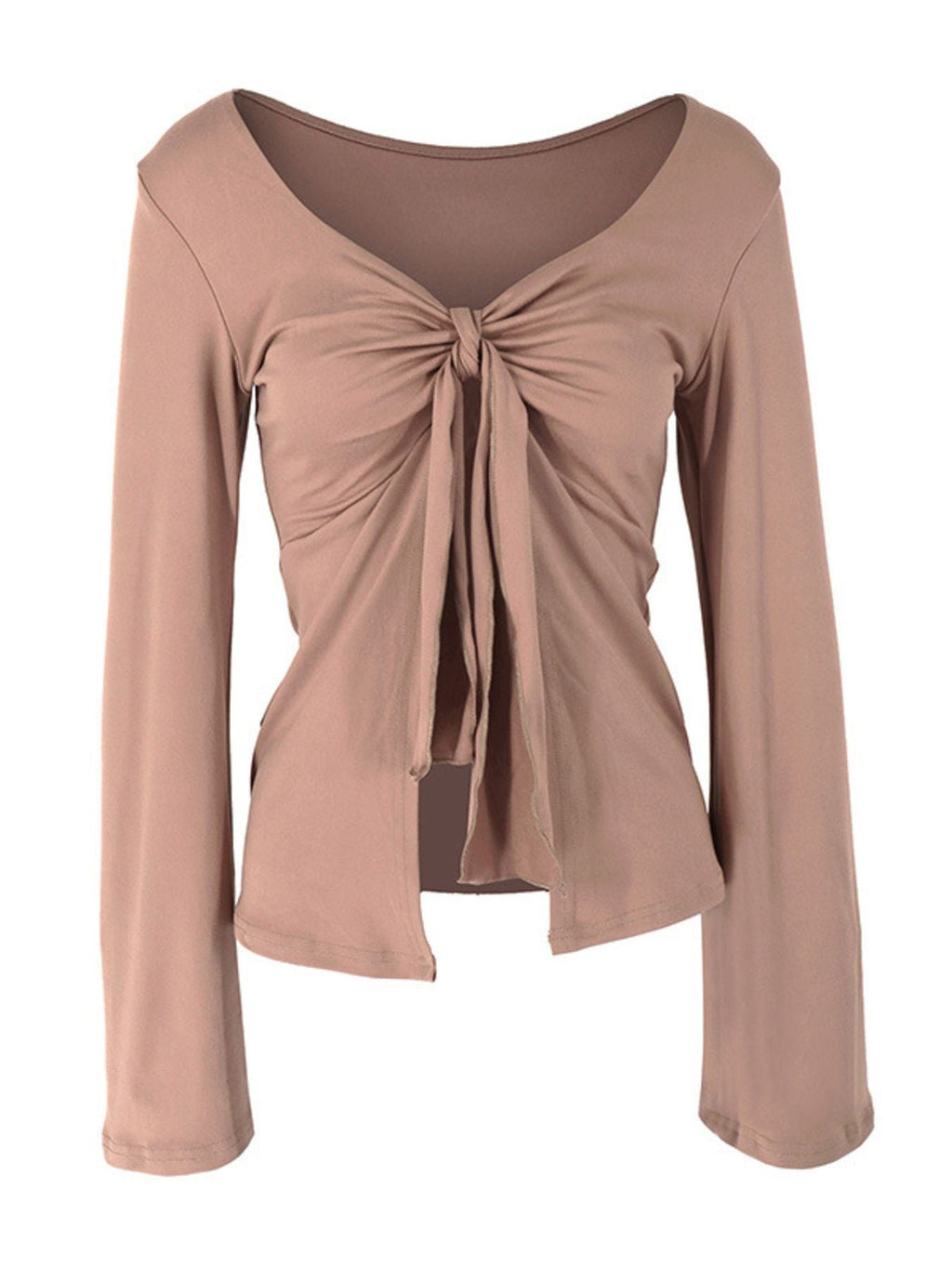 Chic Tie-Front Top – Flattering Fit