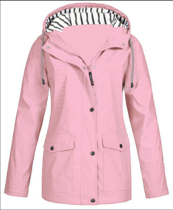 🔥HOT SALE 49% OFF🔥Women Waterproof And Windproof Jacket Pink