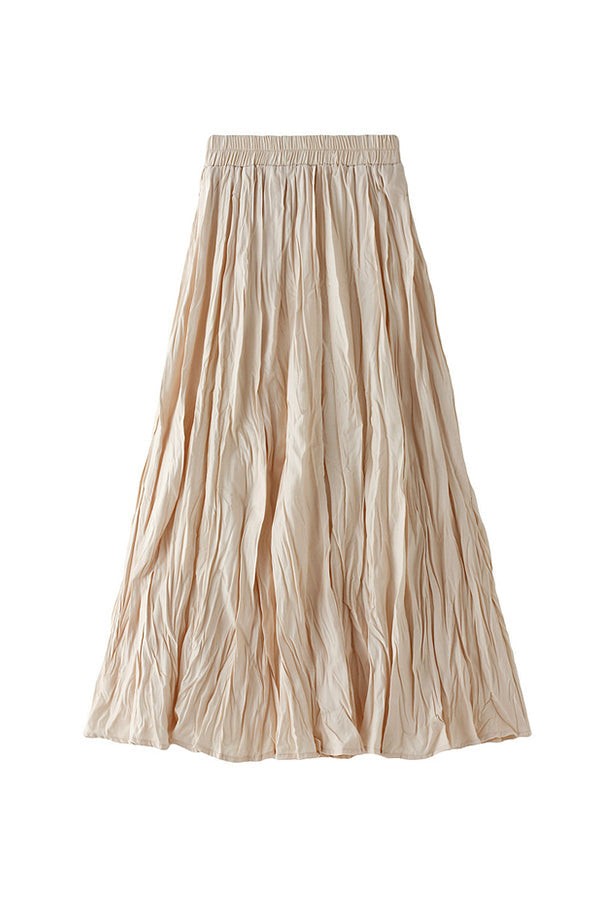 A-line mid-length winter skirt with sweater 5 one size