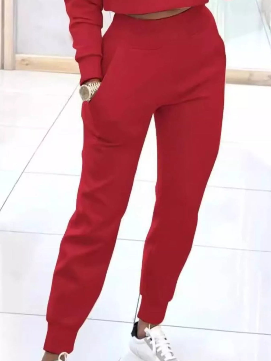 Luxe Lounge Set – Cropped Fit & Sculpt Joggers