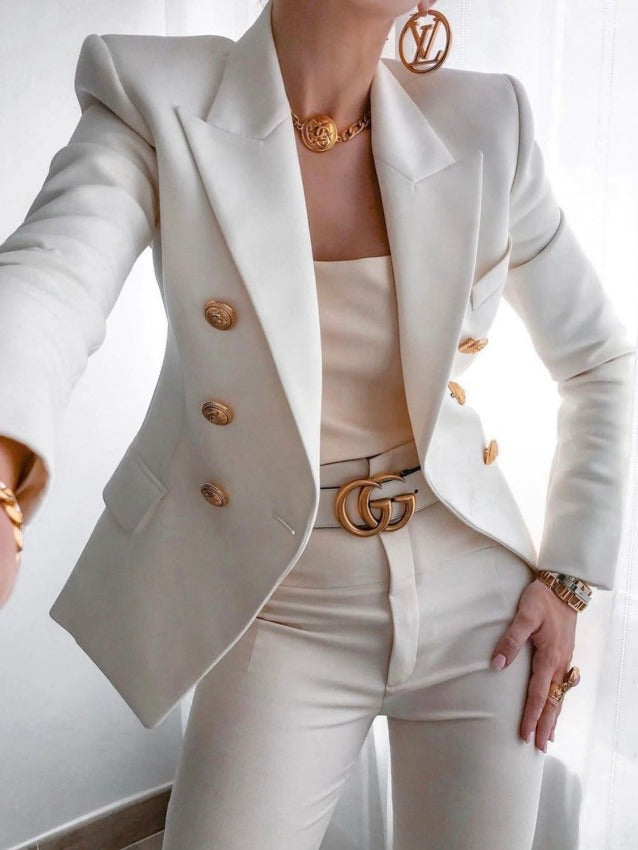 KATRINE WHITE BLAZER White
