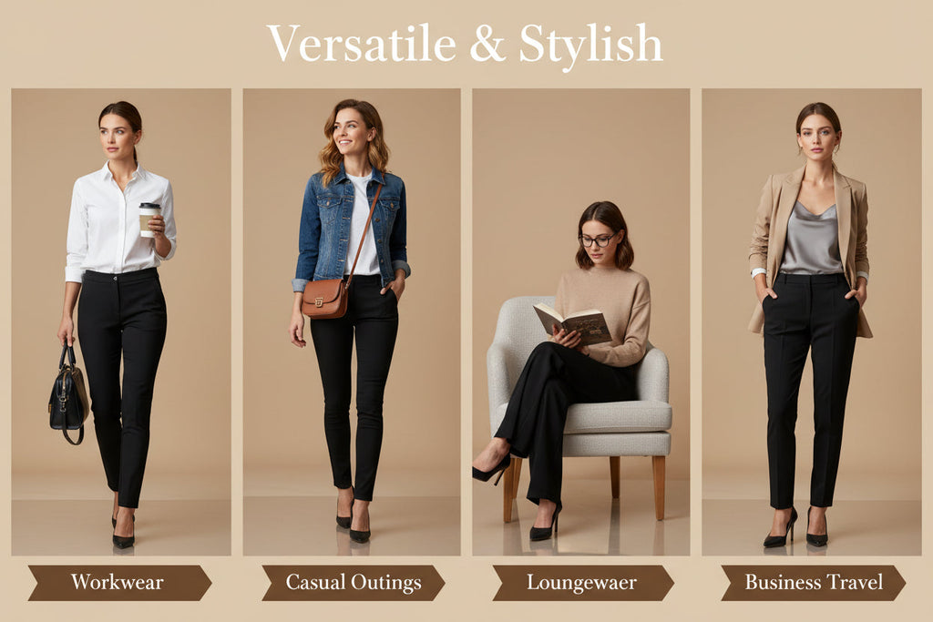 CurveTailor™ High-Waisted Pants – Sculpting Elegant Fit