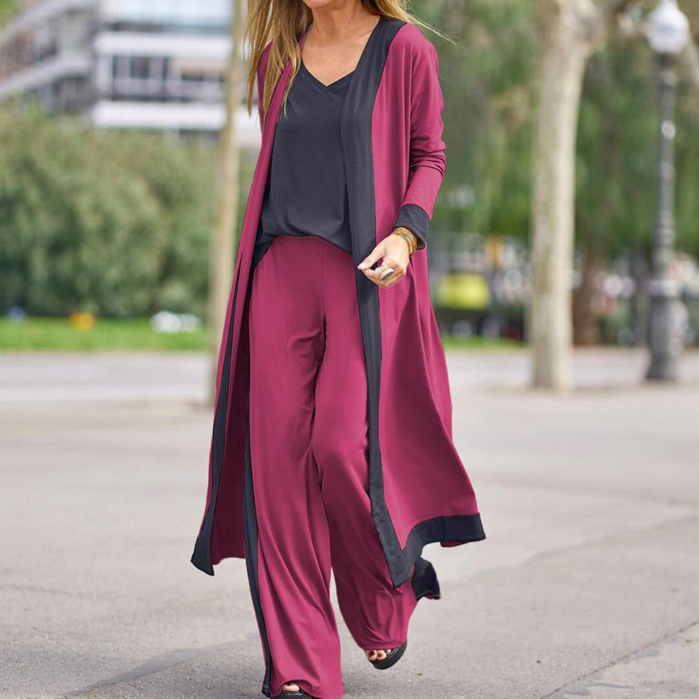 YESEXY 3-piece set Mediumvioletred