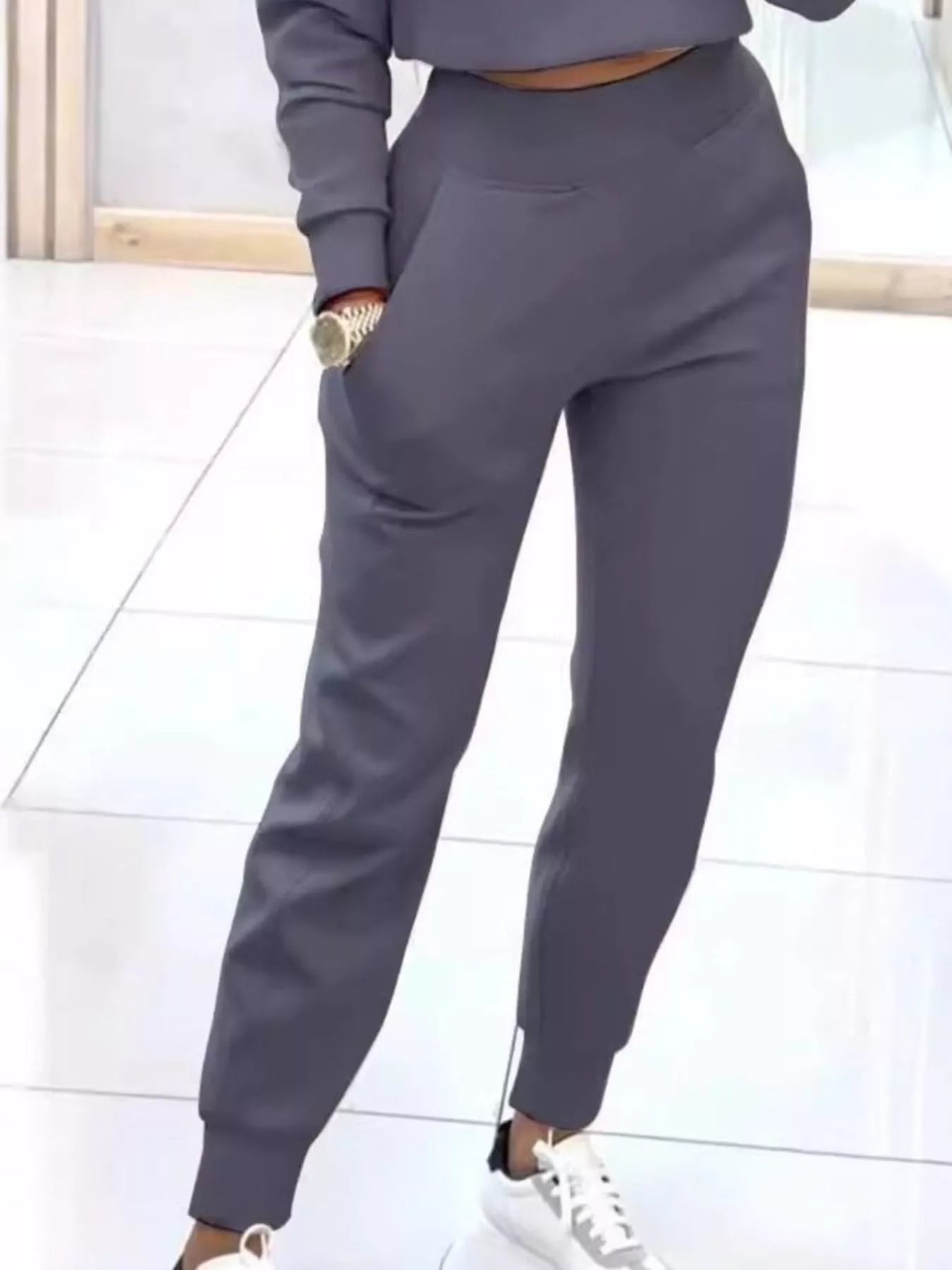 Luxe Lounge Set – Cropped Fit & Sculpt Joggers