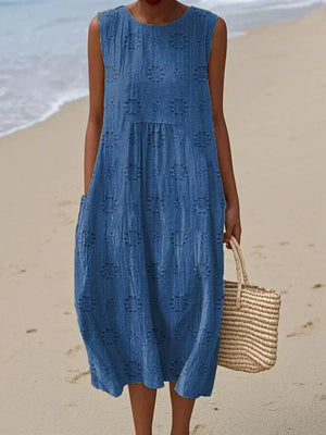 Beatrice | Warm Weather Dress Blue