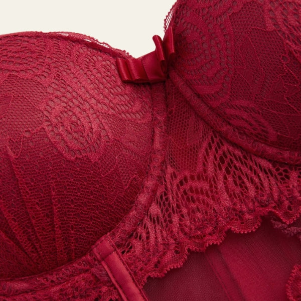 The Verona Ruffle Thong Set
