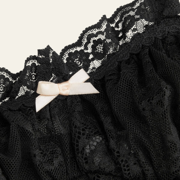 The Lyon Scalloped Lace Thong Set