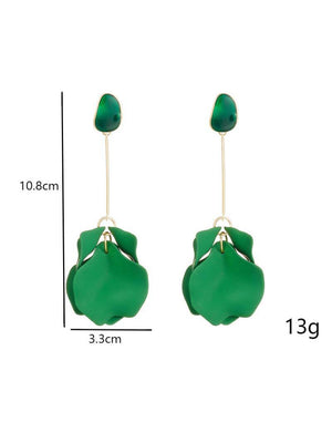 Boucles d'oreilles à pampilles en pétales