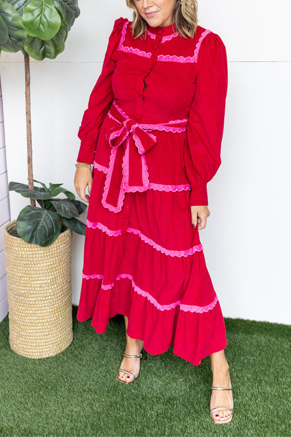 Charmed Life Maxi Dress Red