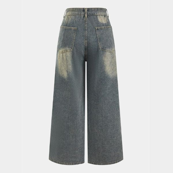 The Noira Cut-Out Wide-Leg Jeans