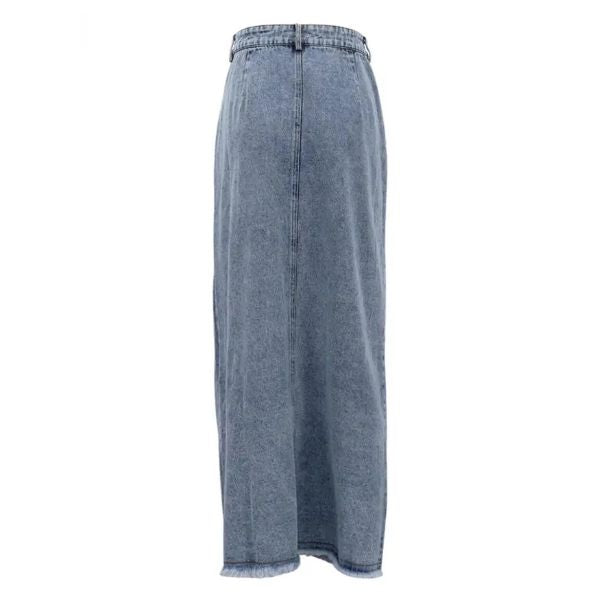 The Selene High-Slit Maxi Skirt