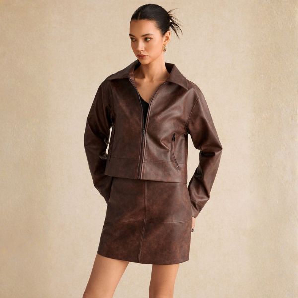 The Marcelline Vintage Zip Jacket