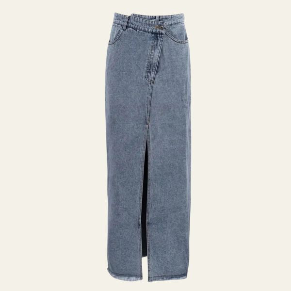 The Selene High-Slit Maxi Skirt