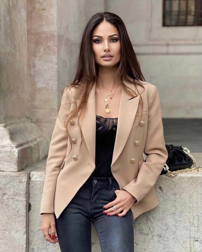 ZINNA BEIGE BLAZER Beige