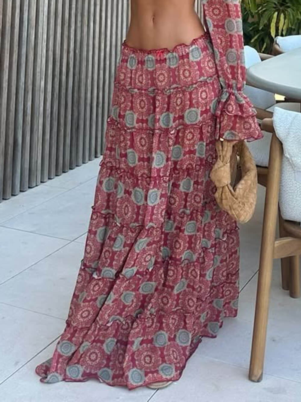 Casual Sexy Floral Print Off-Shoulder Crop Top