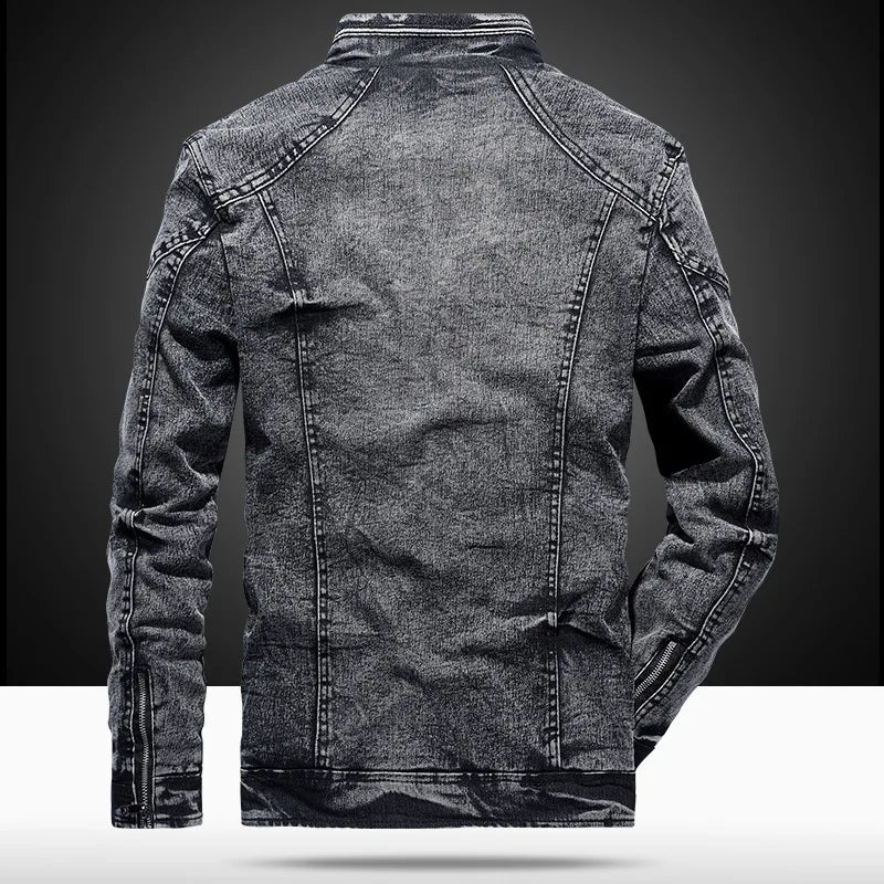 Ryder Denim Bomber Jacket