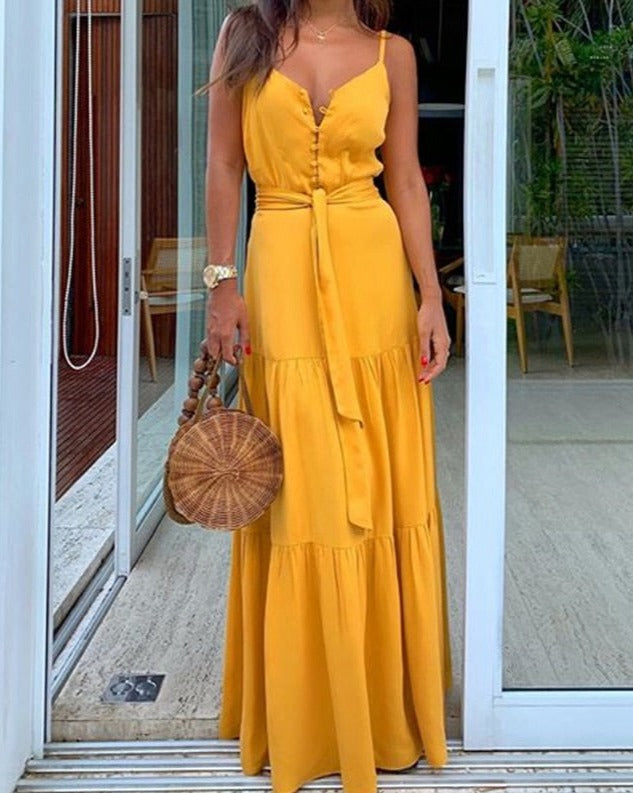 LOLITA DRESS yellow
