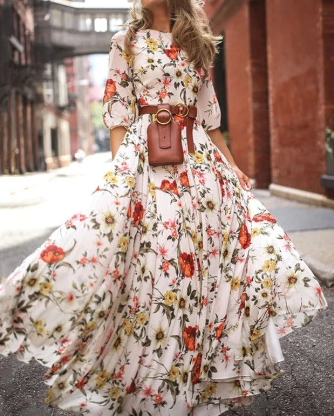 VALENTINA DRESS Beige