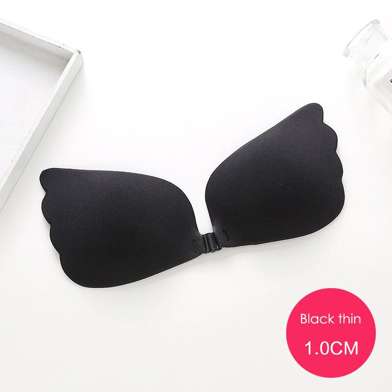 Silicone Bra Thin Black