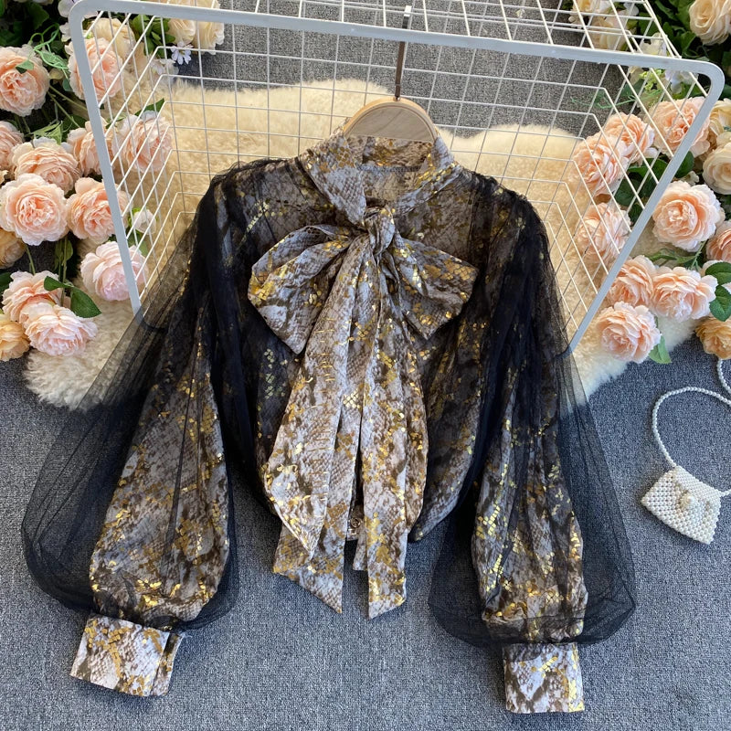 NANCY BLOUSE black One Size