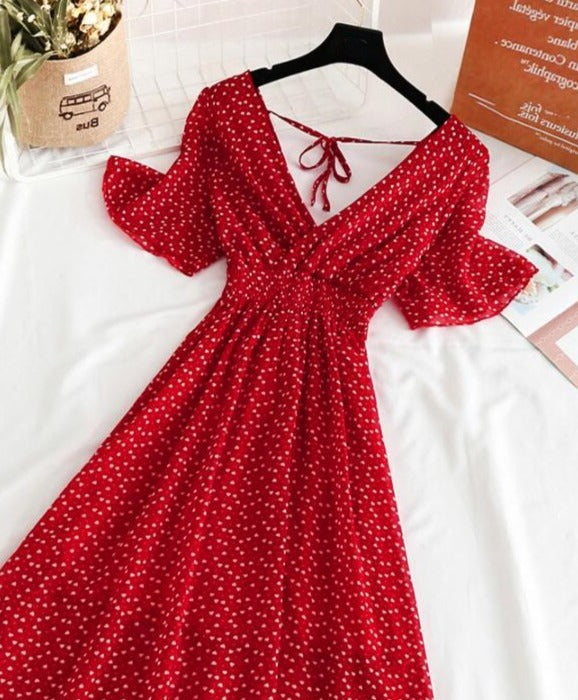 MIRIANA DRESS Red