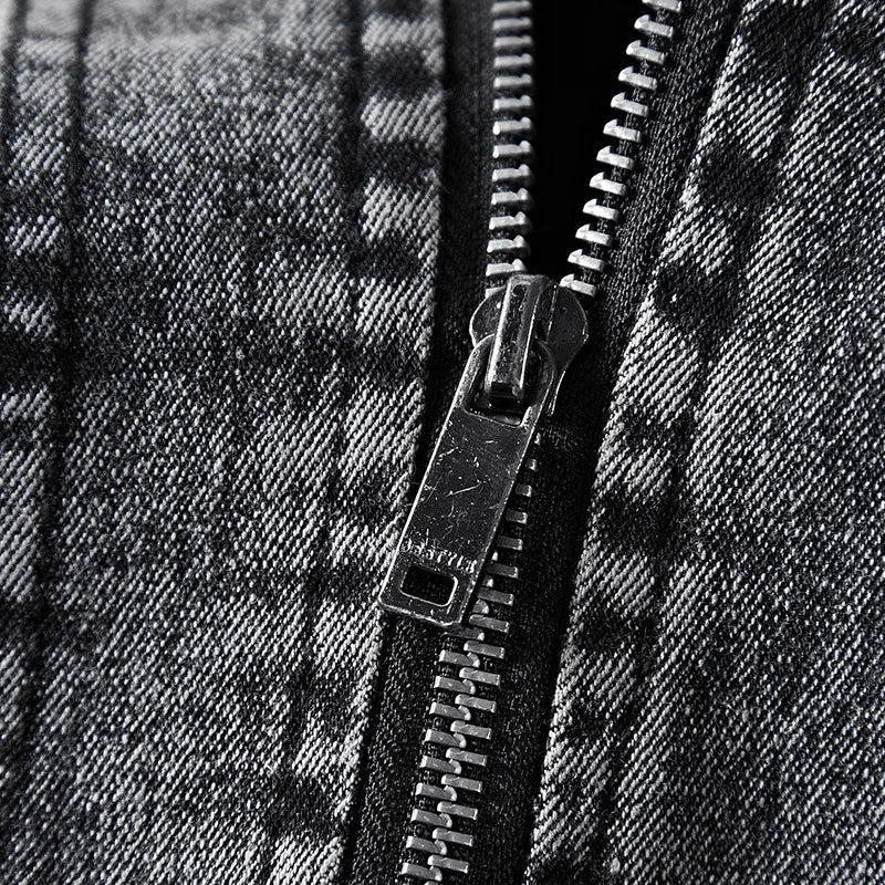 Ryder Denim Bomber Jacket