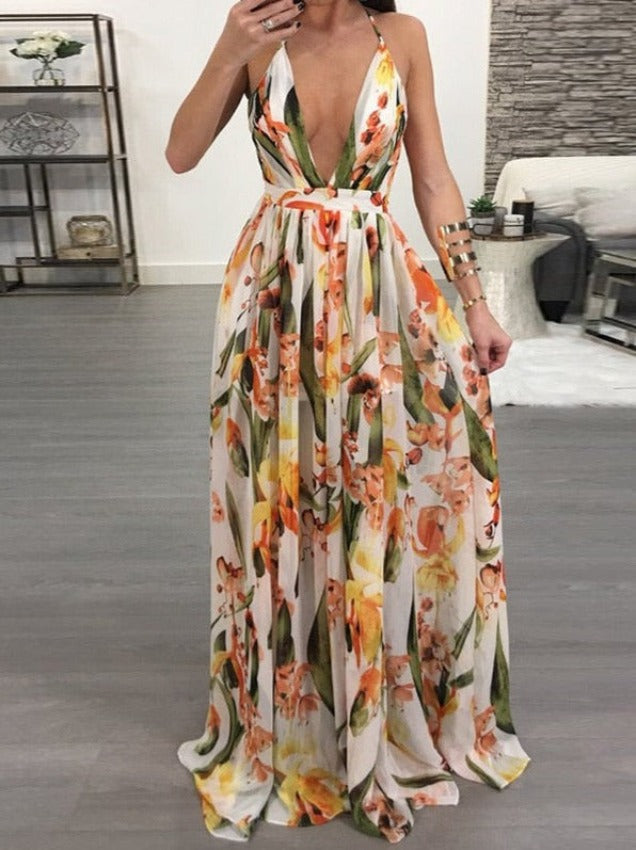 LIA MAXI DRESS White
