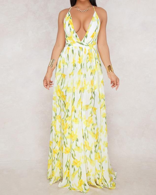 LIA MAXI DRESS Yellow
